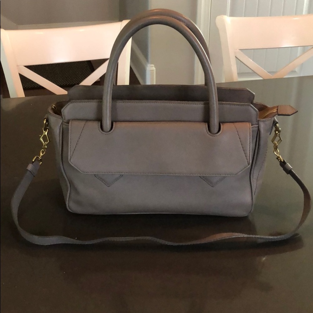 Beautiful J. Crew leather bag satchel